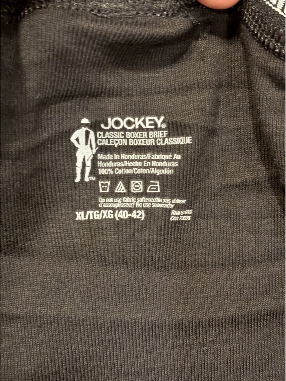 NIB Jockey 100% Cotton Lightweight Classic 5" Boxer Brief - 6 Pack - Picture 2 of 4